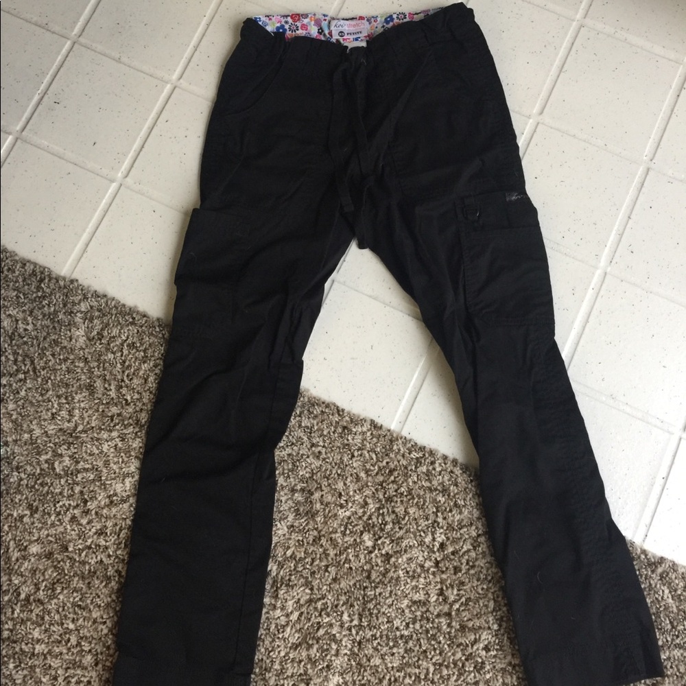 Black scrub bottoms